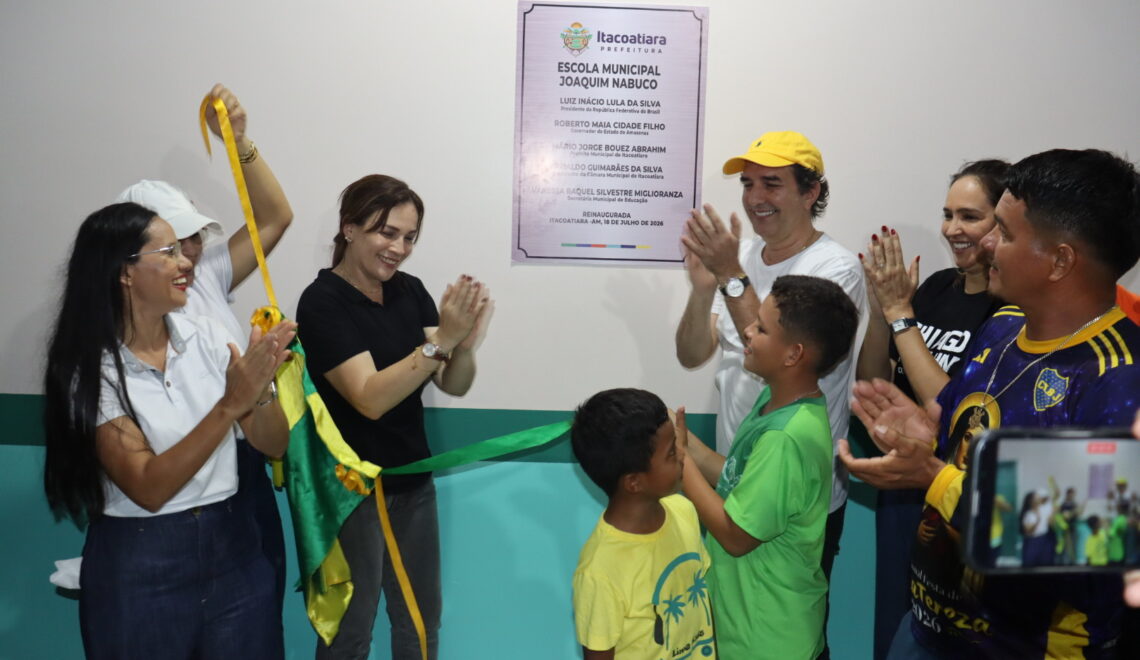 Duas escolas são reinauguradas e levam mais qualidade ao ensino no Rio Arari